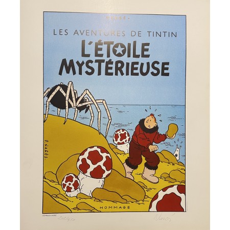 Hommage à Hergé - L' Etoile mystérieuse