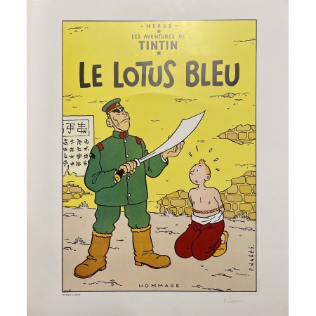 Hommage à Tintin - Le Lotus Bleu