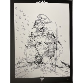 Okko - Le Rocher Noir et Blanc HC 1 exemplaire