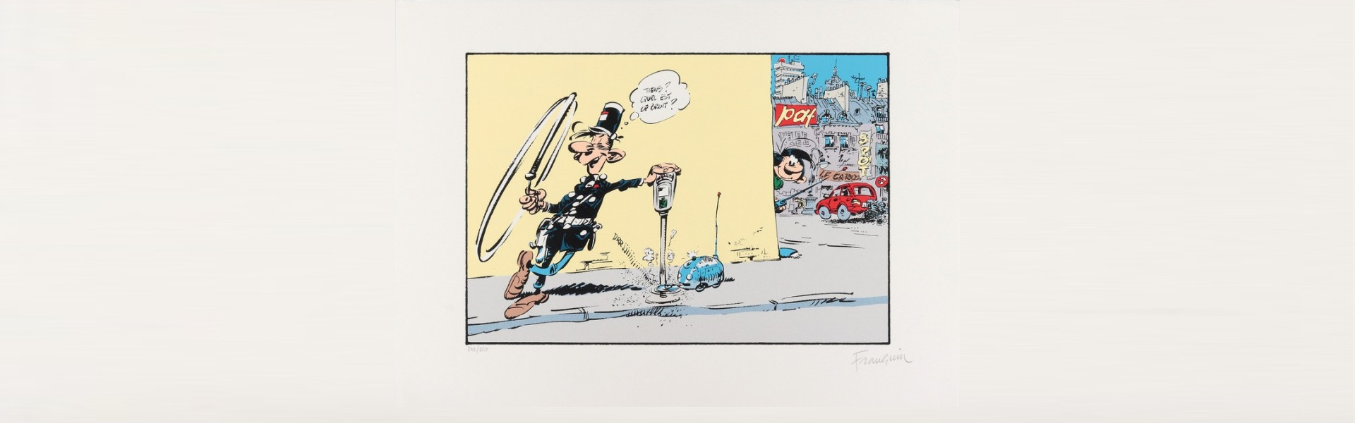 Longtarin et le parcmètre